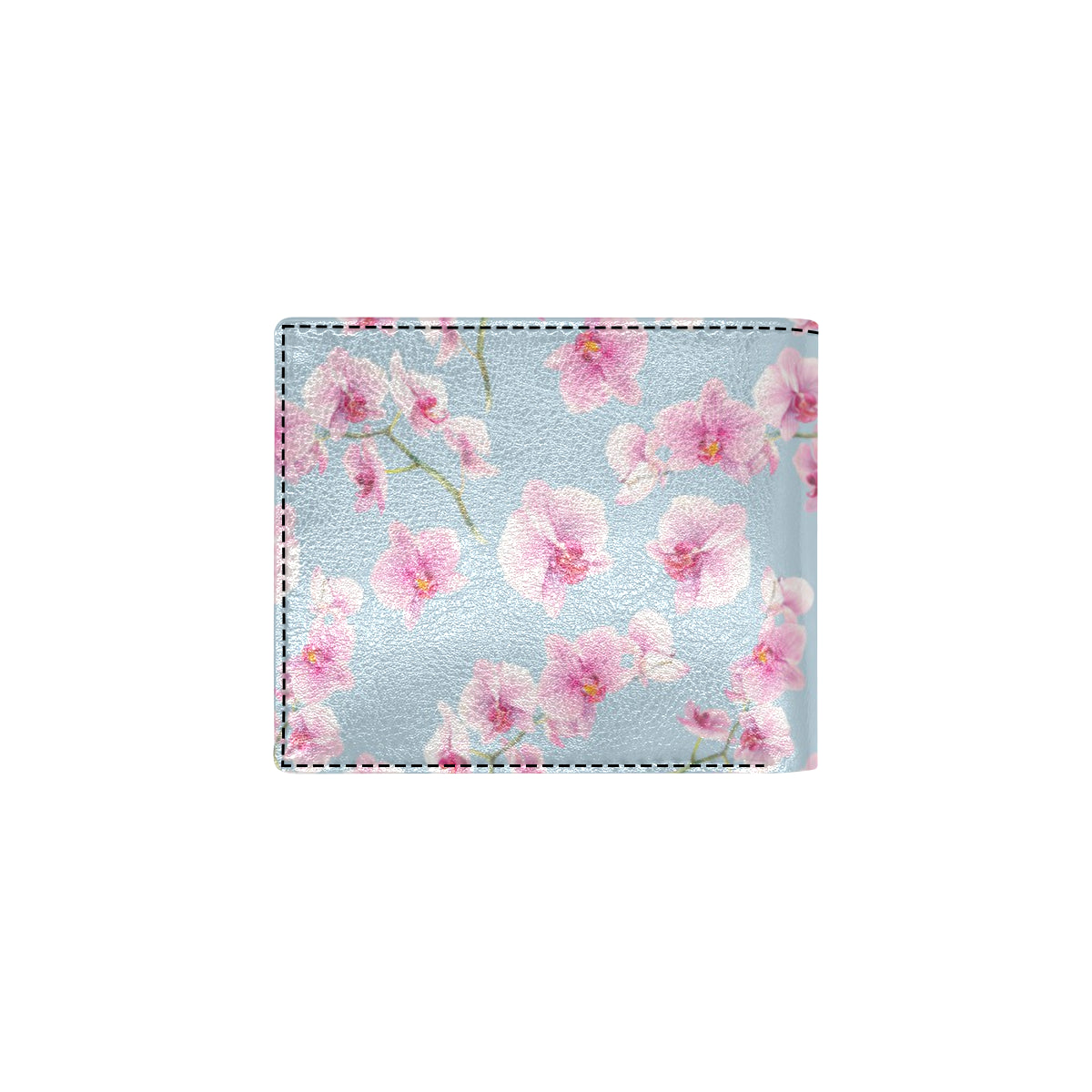 Orchid Pink Pattern Print Design OR01 Men's ID Card Wallet