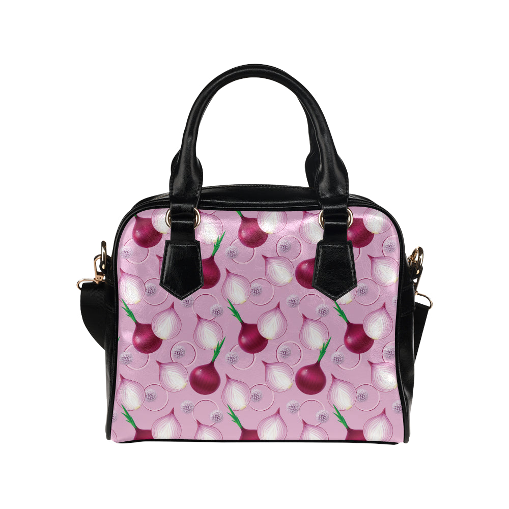 Onion Pattern Print Design A01 Shoulder Handbag