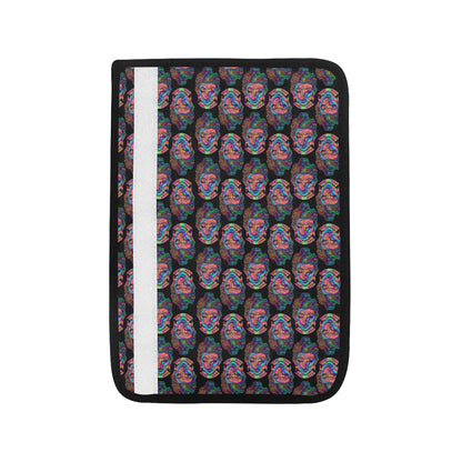 Buddha Head Colorful Print Car Seat Belt Cover