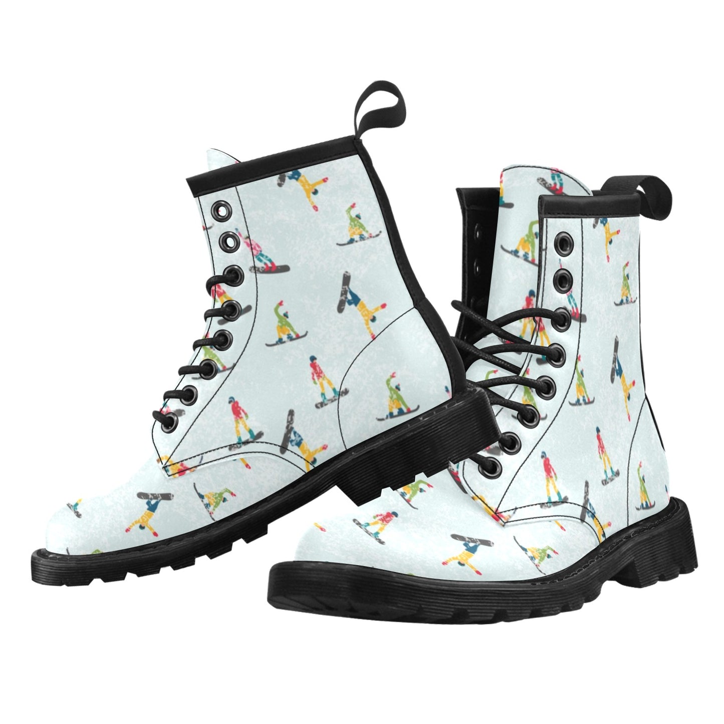 Snowboard Print Design LKS304 Women's Boots
