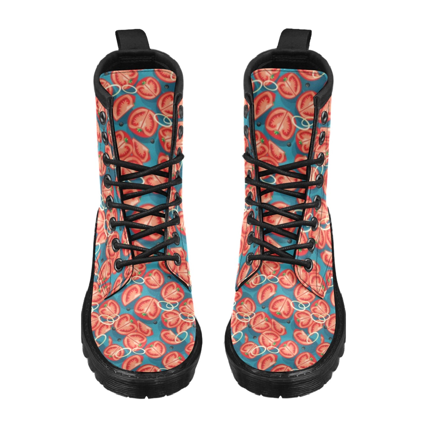 Tomato Print Design LKS301 Women's Boots