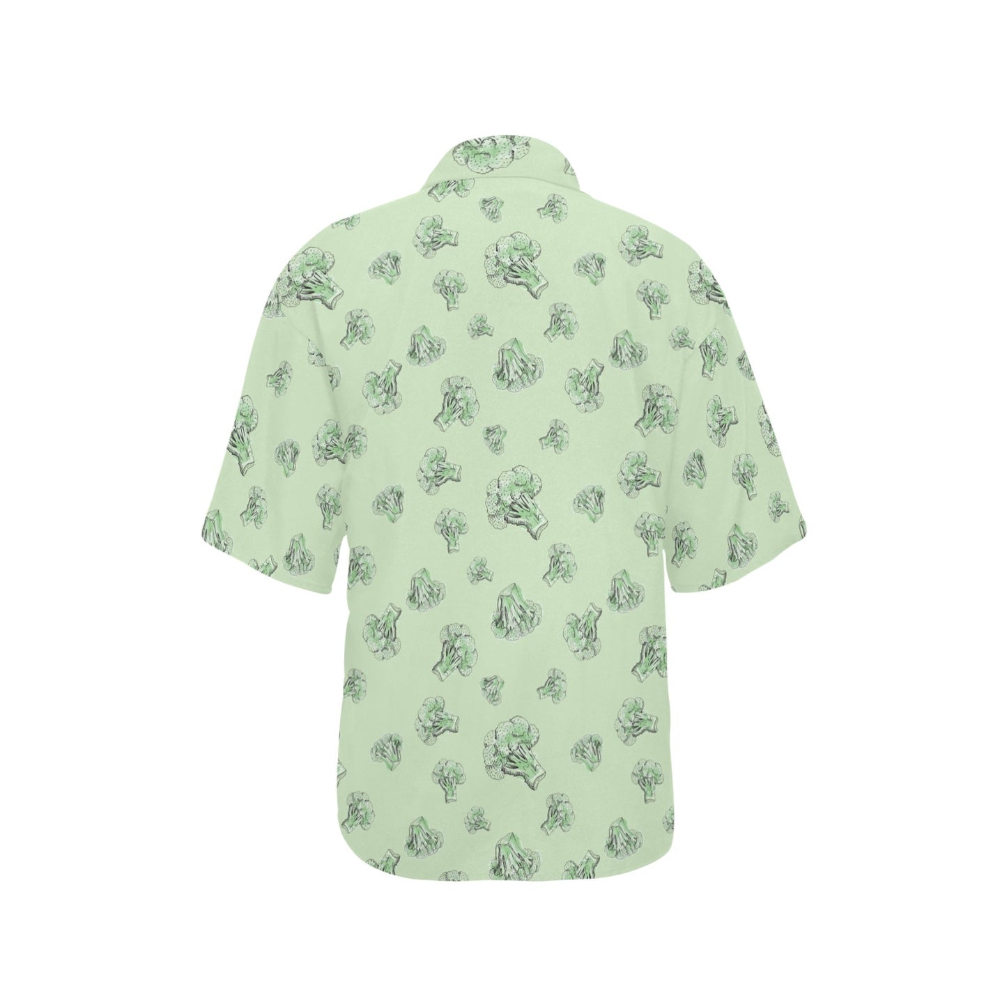Broccoli Pattern Print Design 05 Women's Hawaiian Shirt