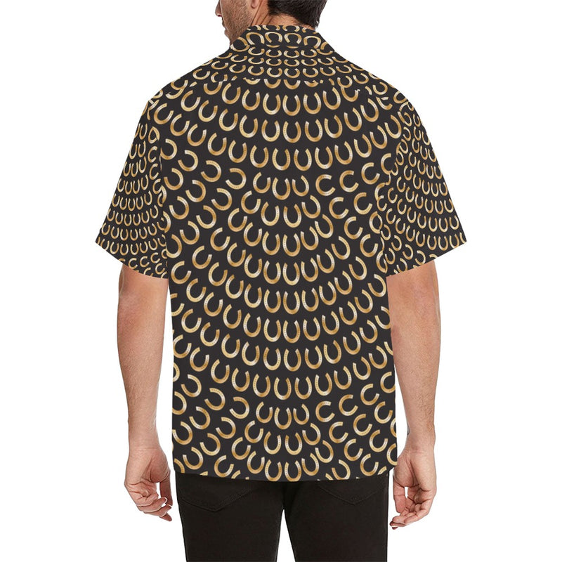 Horseshoe Print Design LKS304 Men's Hawaiian Shirt