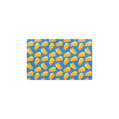 Cheese Pattern Print Design 05 Kitchen Mat
