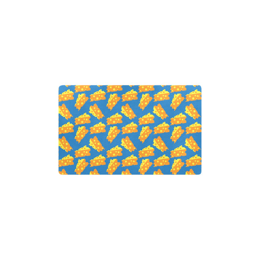 Cheese Pattern Print Design 05 Kitchen Mat