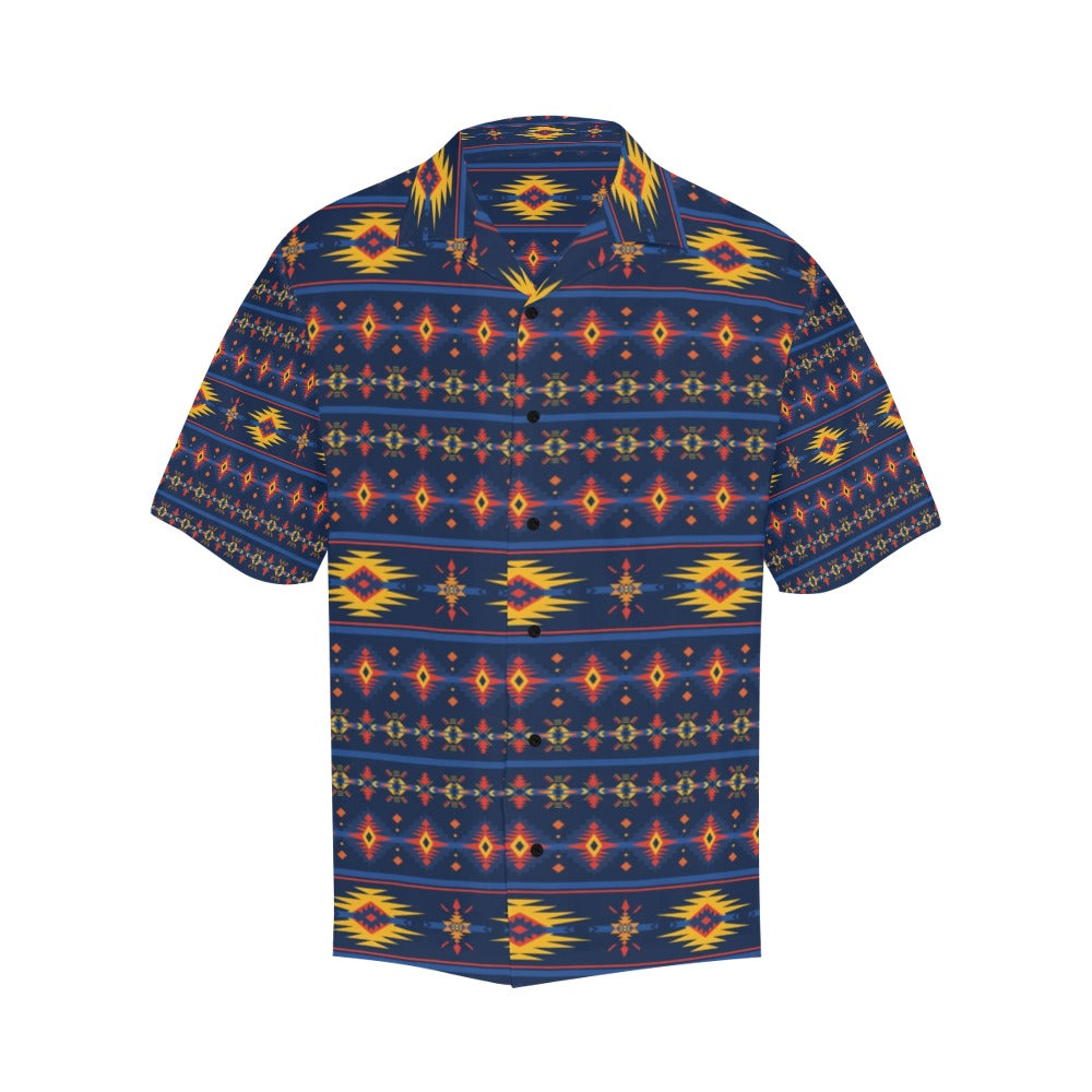 Southwest Pattern Print Design LKS306 Men's Hawaiian Shirt