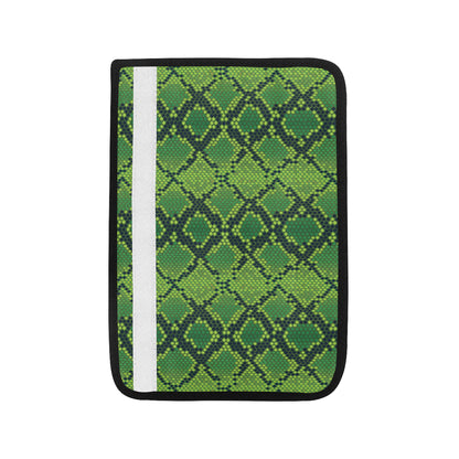 Python Green Pattern Print Design A01 Car Seat Belt Cover