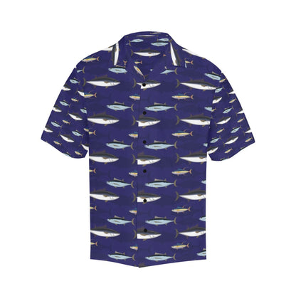 Tuna Fish Print Design LKS304 Men's Hawaiian Shirt