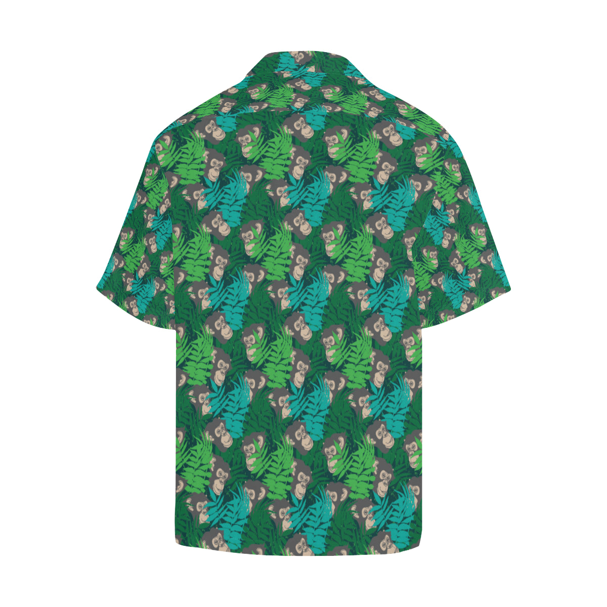 Chimpanzee Pattern Print Design 01 Men's Hawaiian Shirt