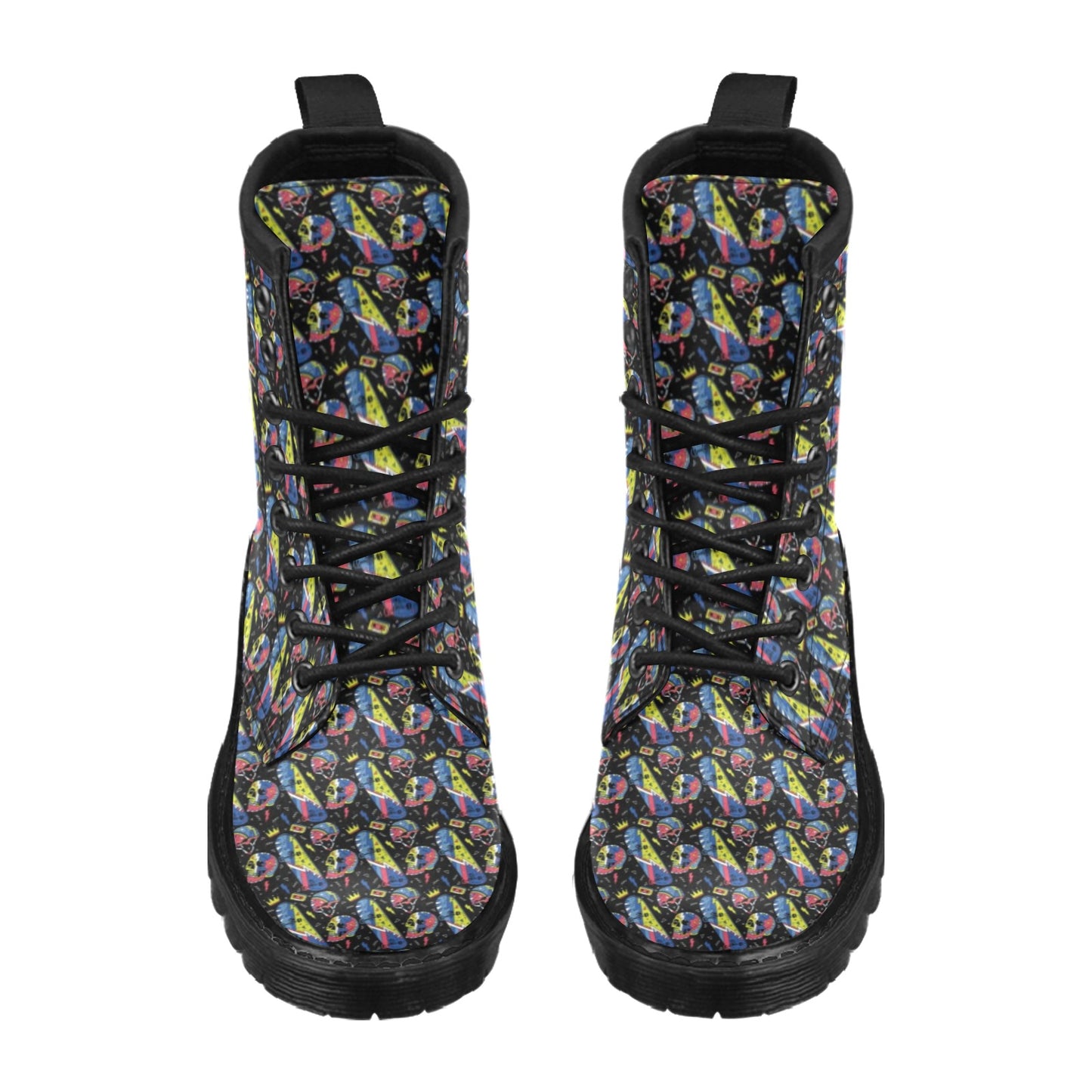 Skateboard Print Design LKS304 Women's Boots