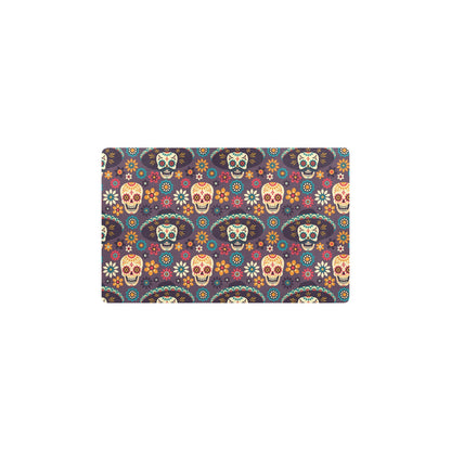 sugar skull Maxican Pattern Kitchen Mat