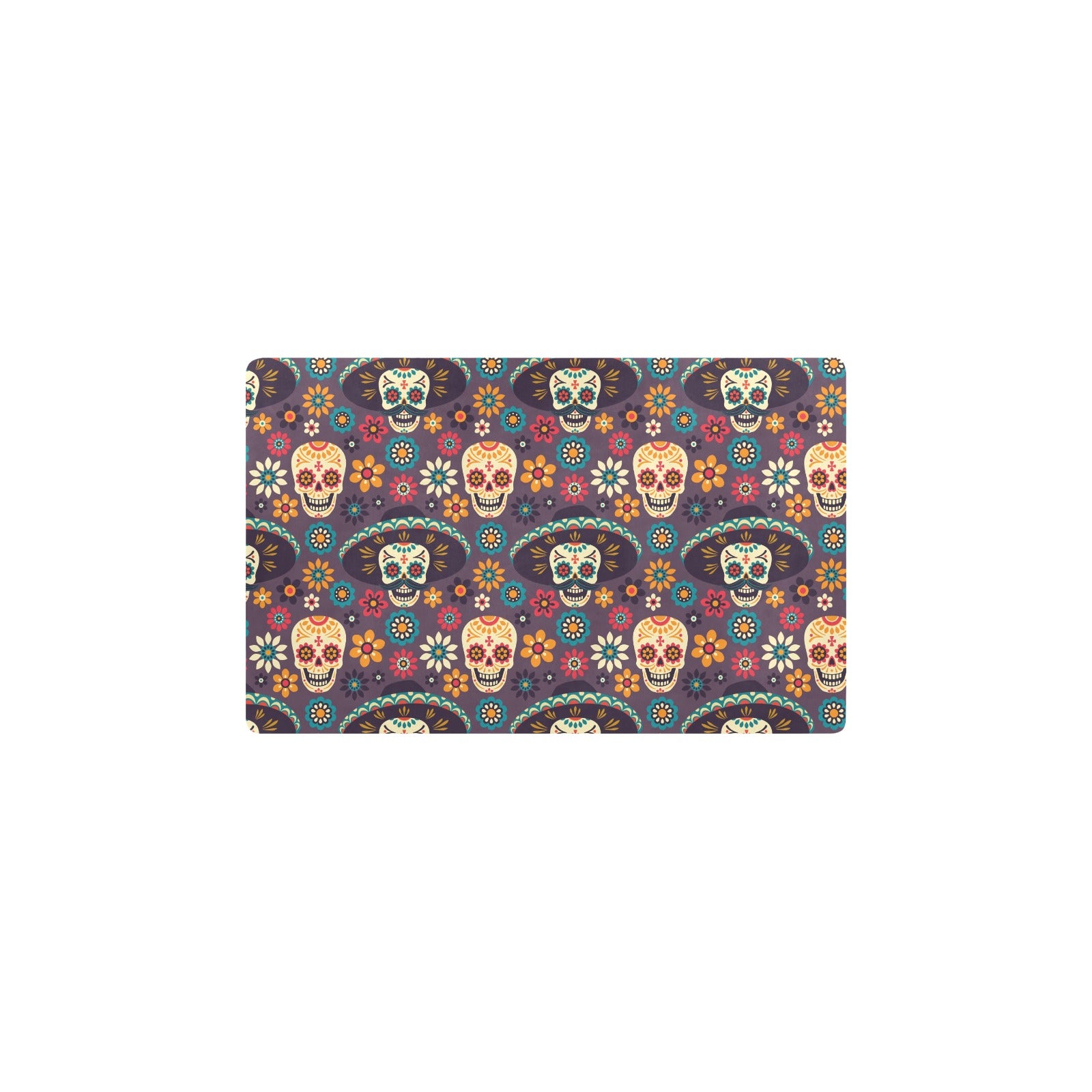 sugar skull Maxican Pattern Kitchen Mat