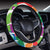 Peace Sign Colorful Pattern Print Design A02 Steering Wheel Cover with Elastic Edge