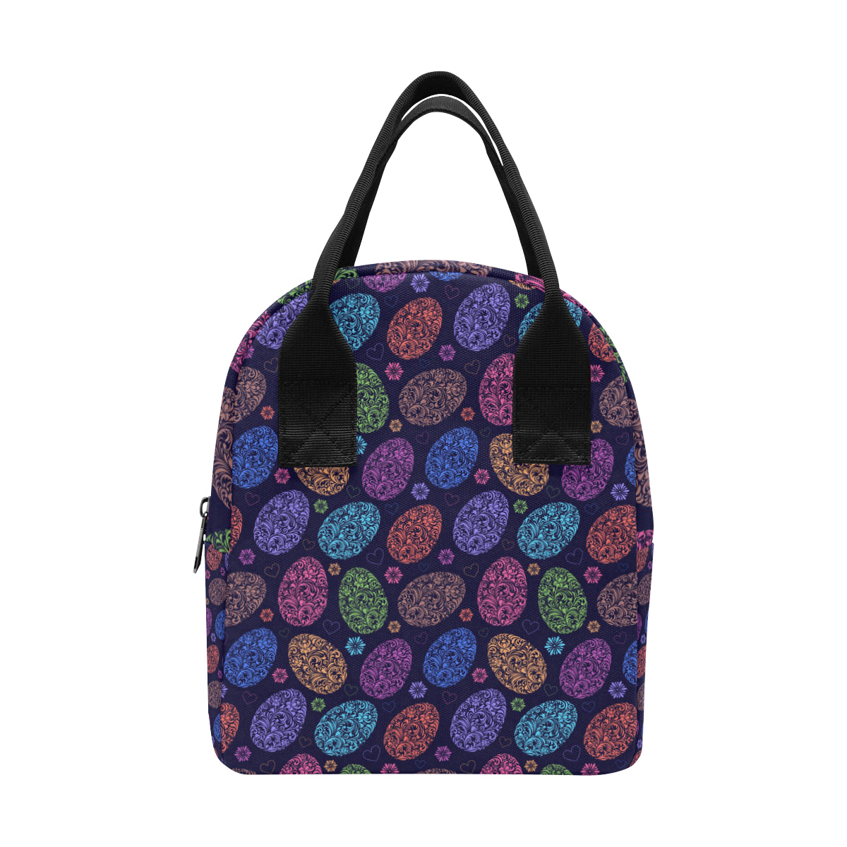 Easter Eggs Pattern Print Design RB012 Insulated Lunch Bag