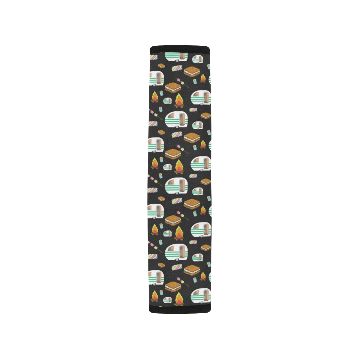 Camper marshmallow Camping Design Print Car Seat Belt Cover