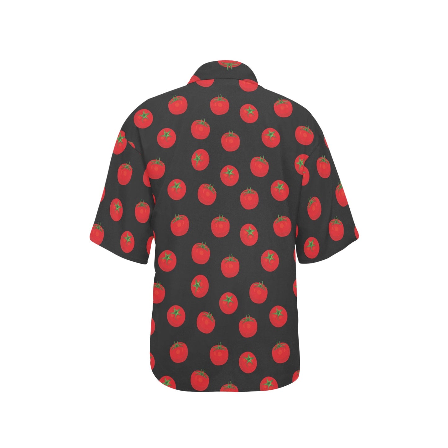 Tomato Print Design LKS305 Women's Hawaiian Shirt
