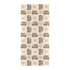 Hippie Van Peace Print Design LKS303 Beach Towel 32" x 71"