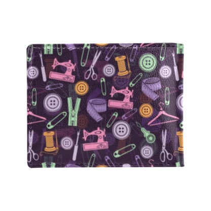 Sewing Equipment Print Design LKS306 Men's ID Card Wallet