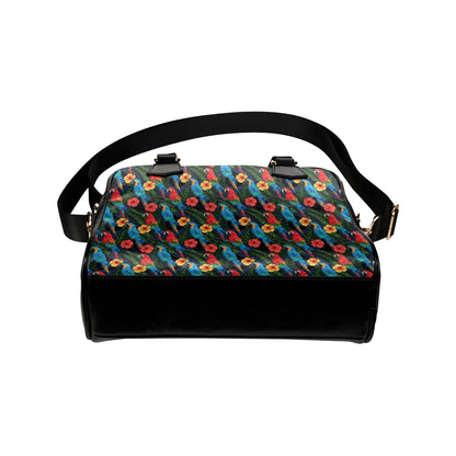 Parrot Pattern Print Design A01 Shoulder Handbag