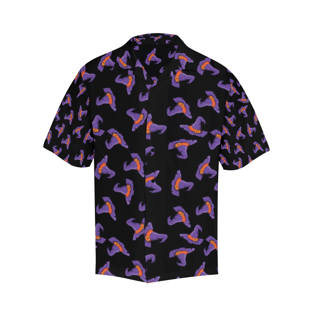 Witch Hat Print Design LKS304 Men's Hawaiian Shirt