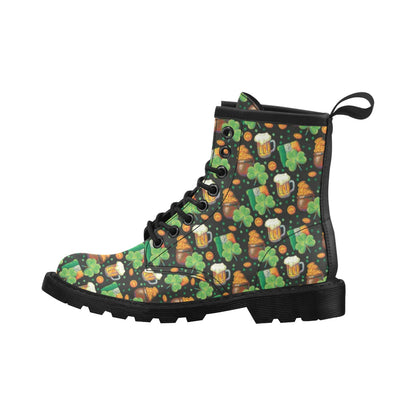 St Patricks Day Print Design LKS303 Women's Boots