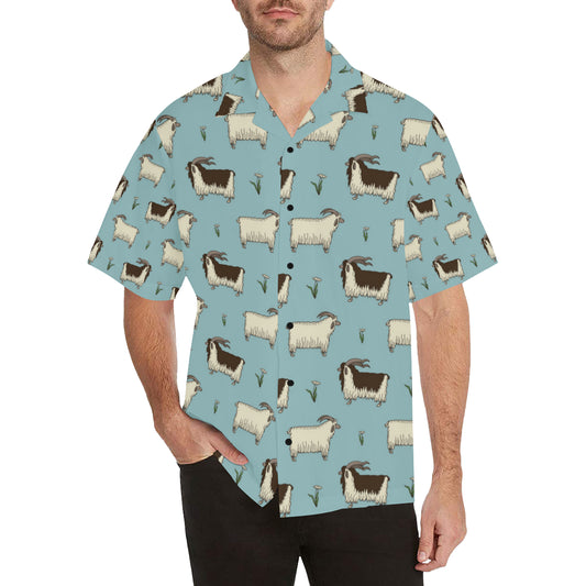 Goat Pattern Print Design 02 Men's Hawaiian Shirt