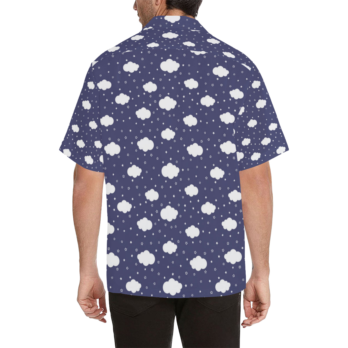 Cloud  Pattern Print Design 03 Men's Hawaiian Shirt