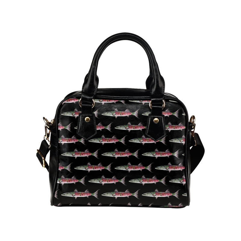 Barracuda Pattern Print Design 02 Shoulder Handbag