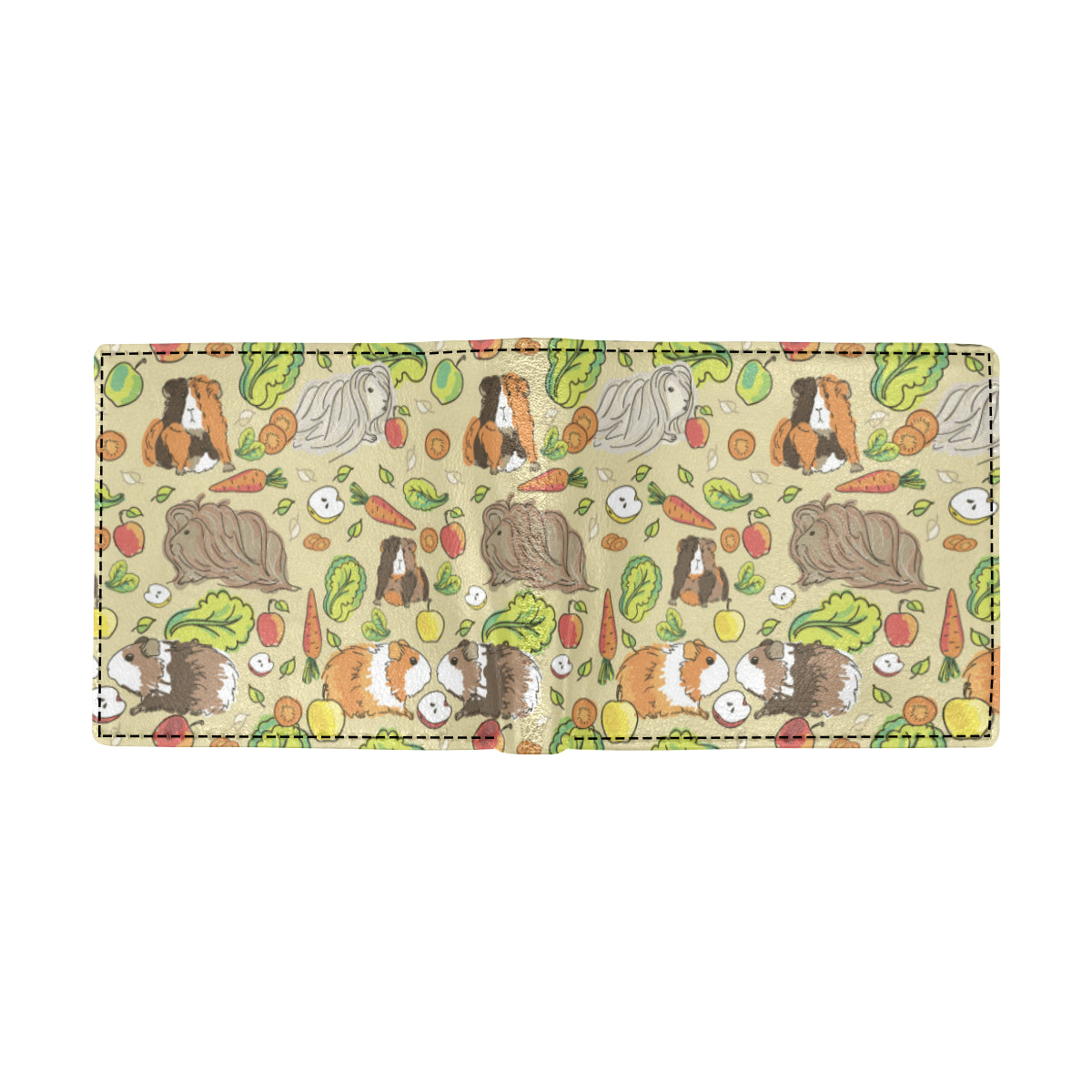 Guinea Pig Pattern Print Design 02 Men's ID Card Wallet