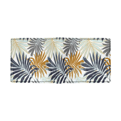 Colorful Tropical Palm Leaves Men's ID Card Wallet