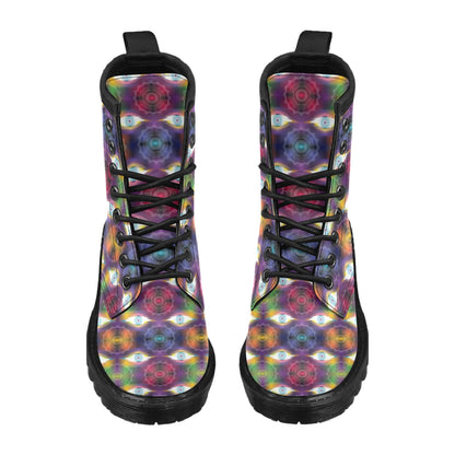 Chakra Eye Print Pattern Women's Boots