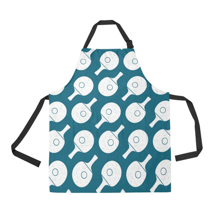 Ping Pong Pattern Print Design A02 Apron with Pocket