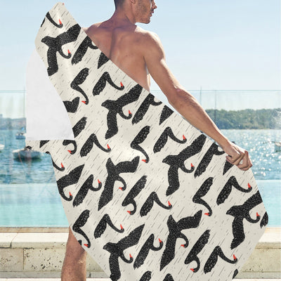 Swan Print Design LKS402 Beach Towel 32" x 71"