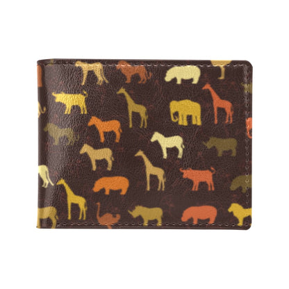 Safari Animal Print Design LKS301 Men's ID Card Wallet