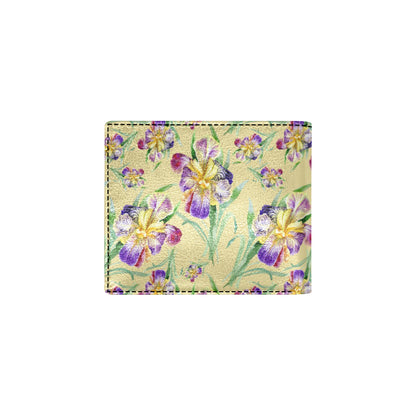 Iris Pattern Print Design IR06 Men's ID Card Wallet