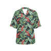 Bird Of Paradise Pattern Print Design BOP06 Women's Hawaiian Shirt