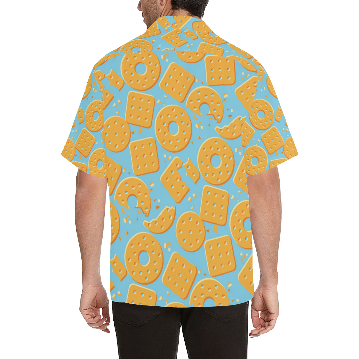 Cracker Pattern Print Design 02 Men's Hawaiian Shirt
