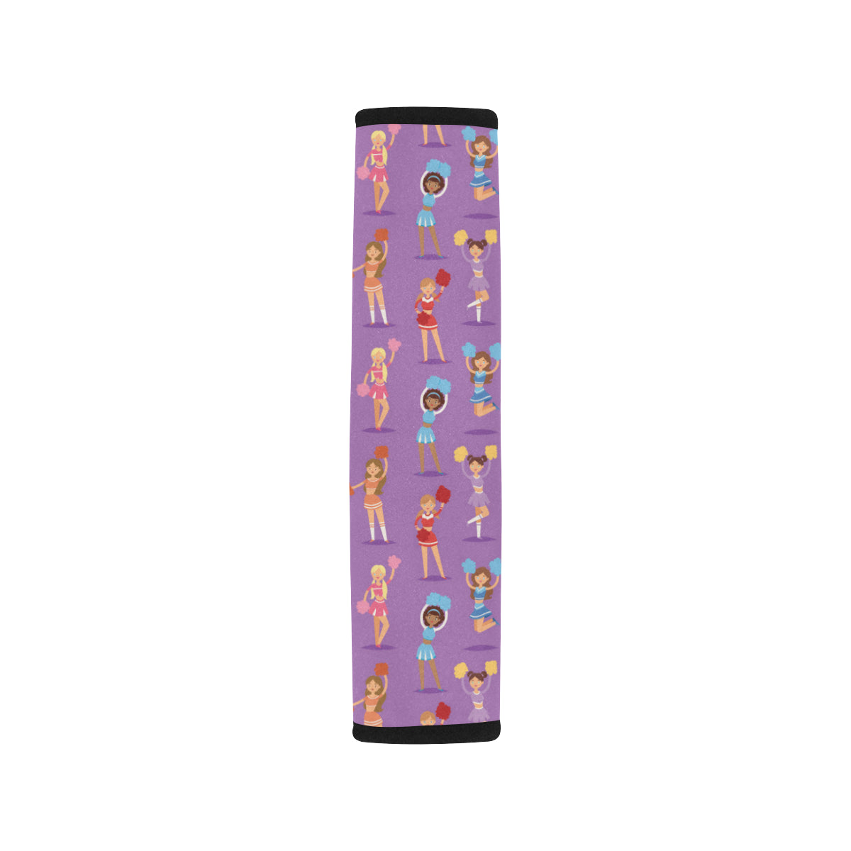 Cheerleader Pattern Print Design 02 Car Seat Belt Cover