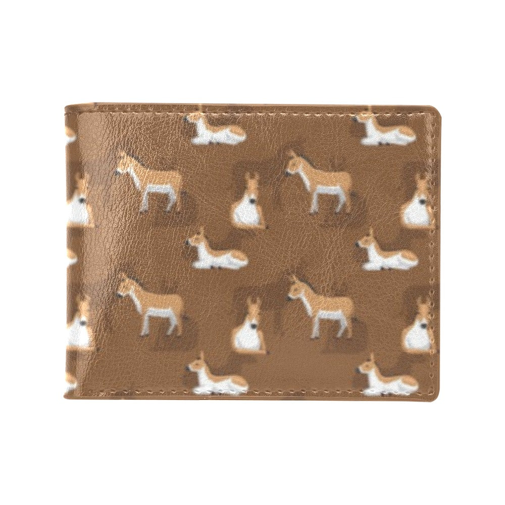 Donkey Print Design LKS401 Men's ID Card Wallet
