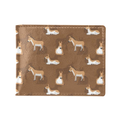 Donkey Print Design LKS401 Men's ID Card Wallet