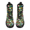 Hibiscus With Butterfly Print Design LKS305 Women's Boots