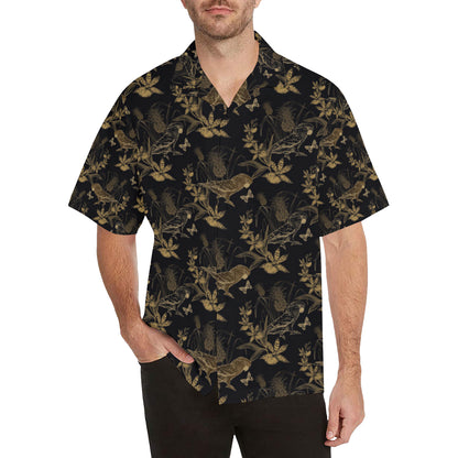 Parakeet Pattern Print Design A05 Men's Hawaiian Shirt