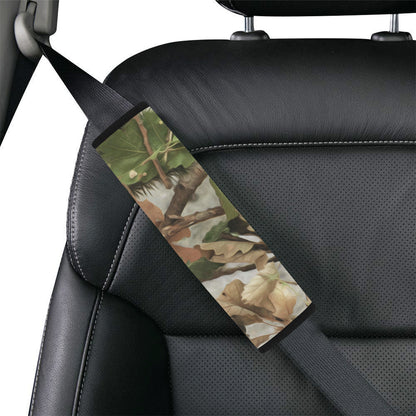 Camo Realistic Tree Forest Print Car Seat Belt Cover