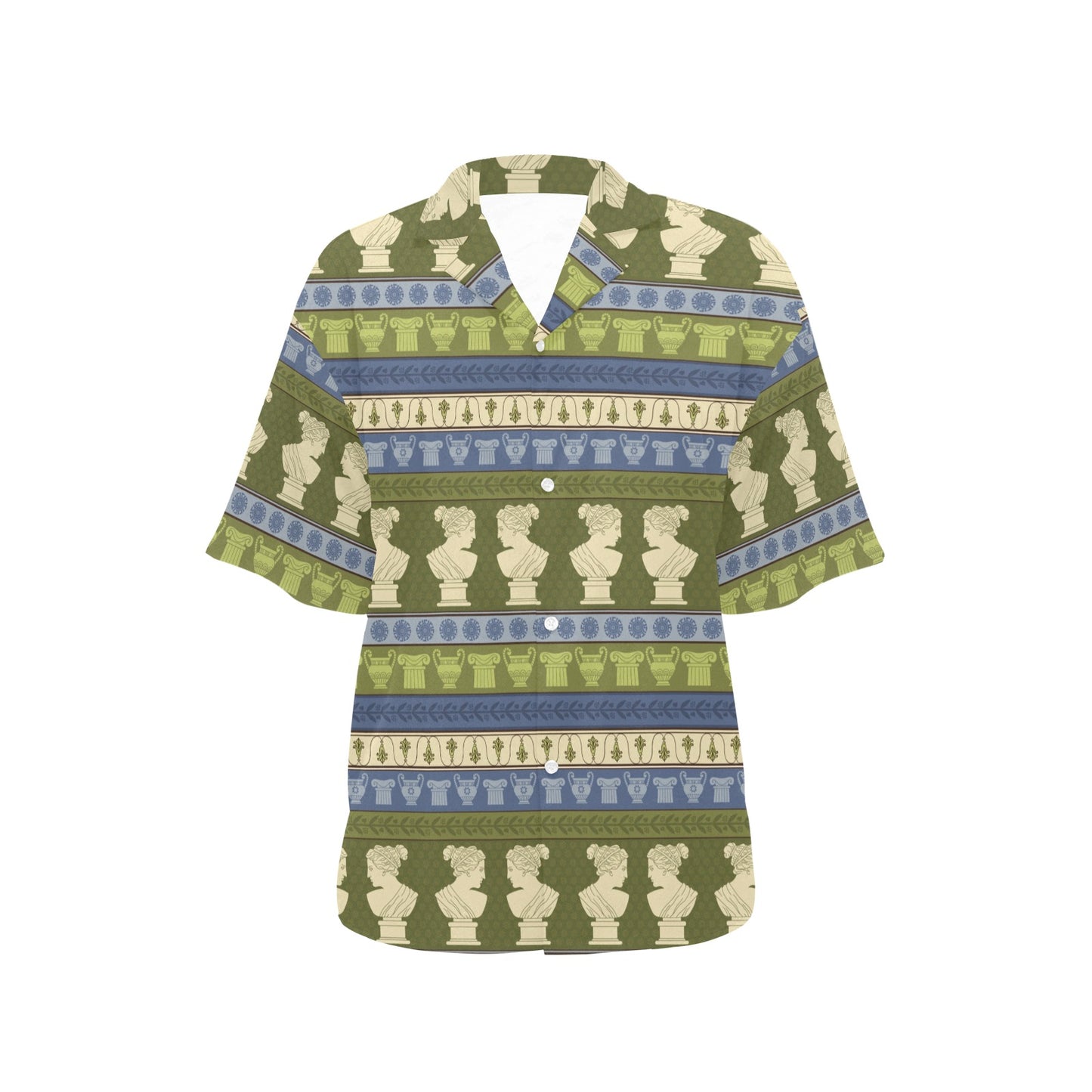Ancient Greek Statue Print Design LKS301 Women's Hawaiian Shirt