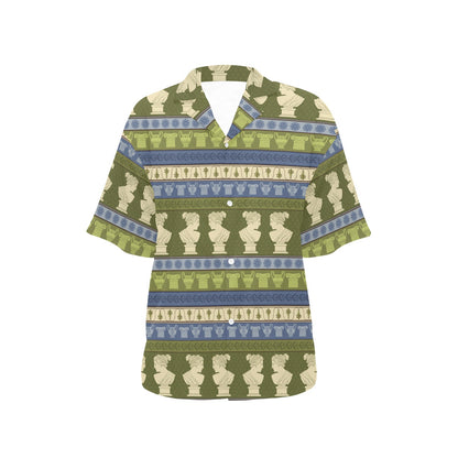 Ancient Greek Statue Print Design LKS301 Women's Hawaiian Shirt
