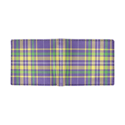 Mardi Gras Pattern Print Design 010 Men's ID Card Wallet