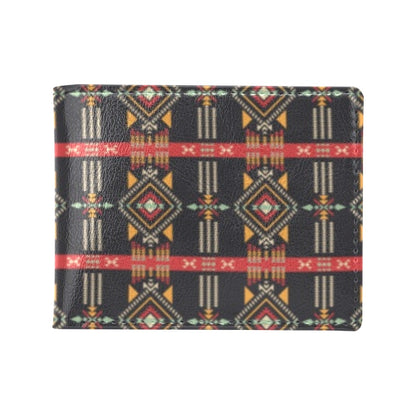 Southwest Pattern Print Design LKS303 Men's ID Card Wallet