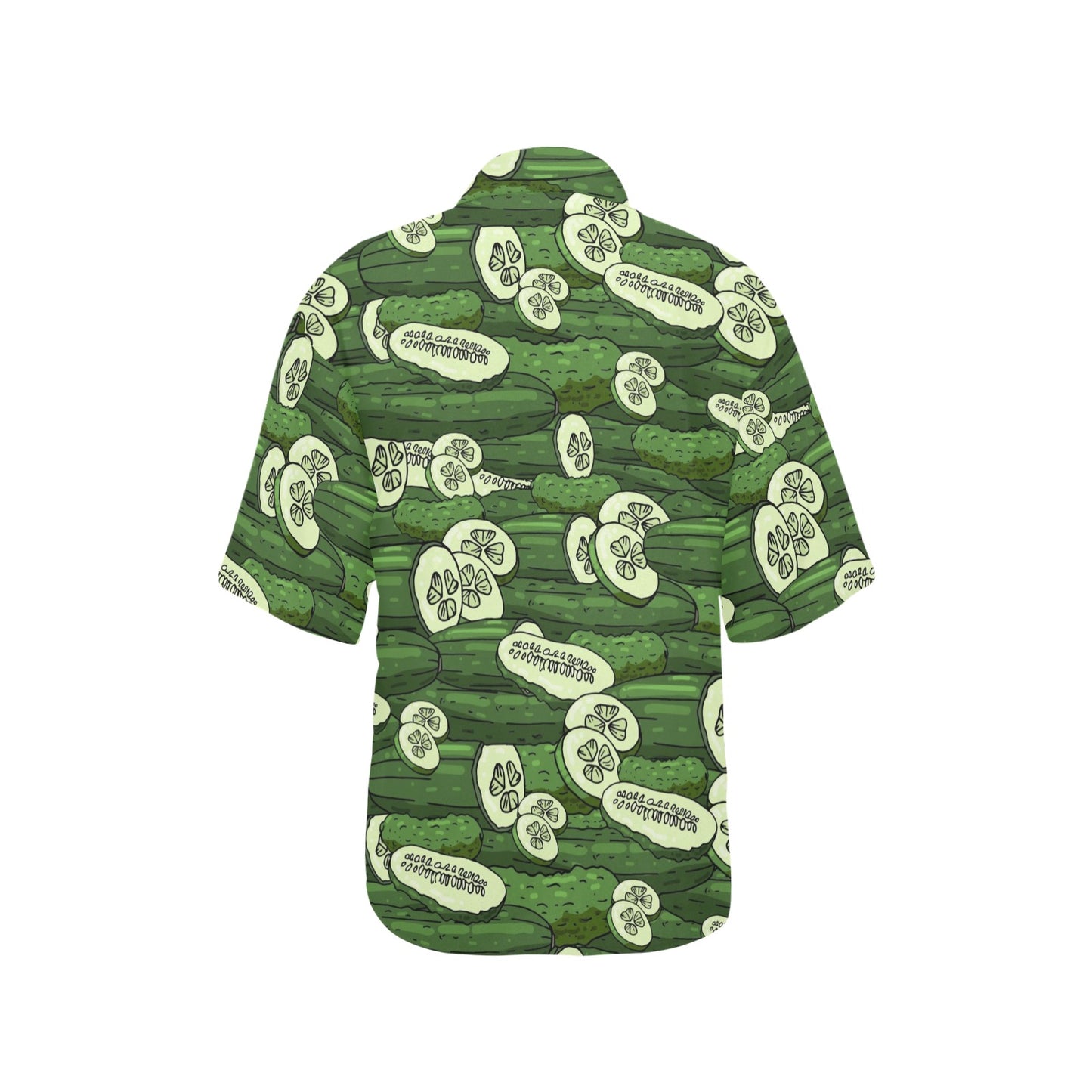 Cucumber Pattern Print Design CC01 Women's Hawaiian Shirt