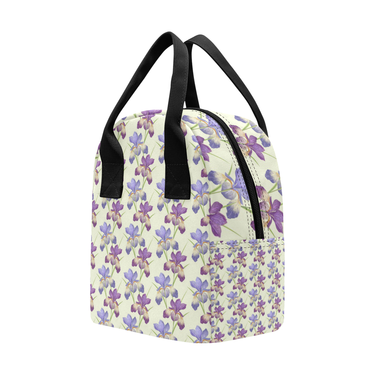 Iris Pattern Print Design IR08 Insulated Lunch Bag