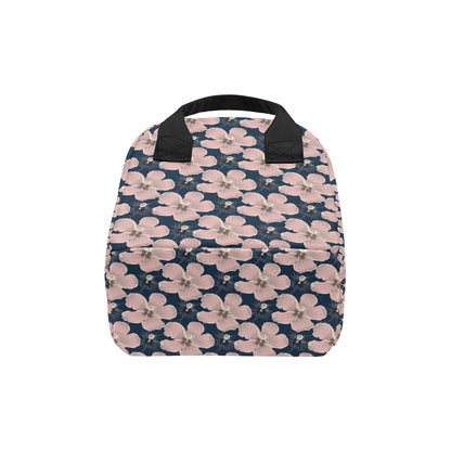 Plumeria Pattern Print Design PM018 Insulated Lunch Bag
